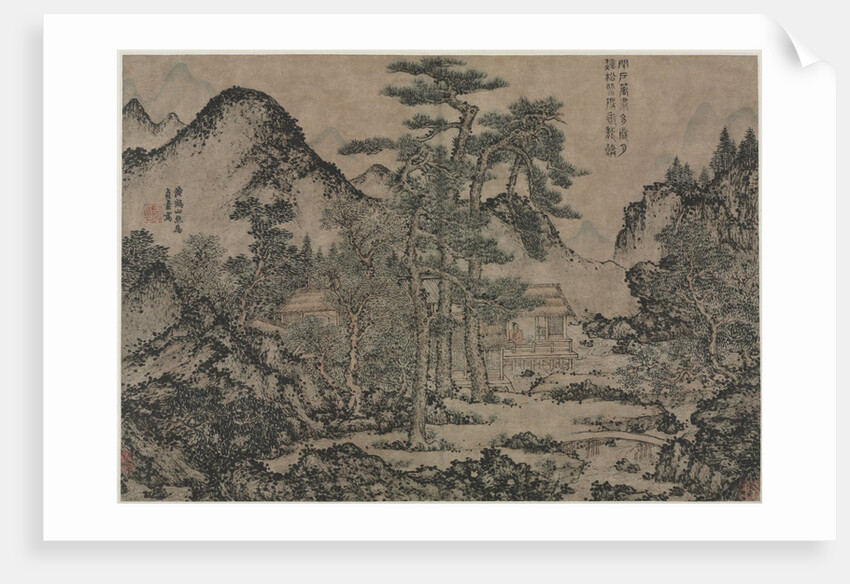 Writing Books under the Pine Trees, 1279-1368 by Wang Meng