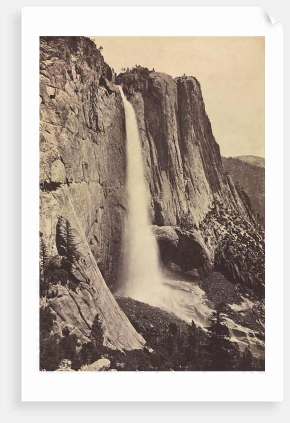 Yosemite Falls, 1868 by Eadweard J. Muybridge (attributed to)