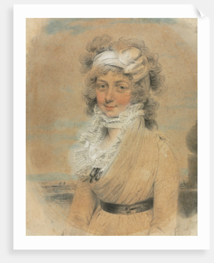 Young Lady with a White Bow on Her Head, 1795 by John Downman