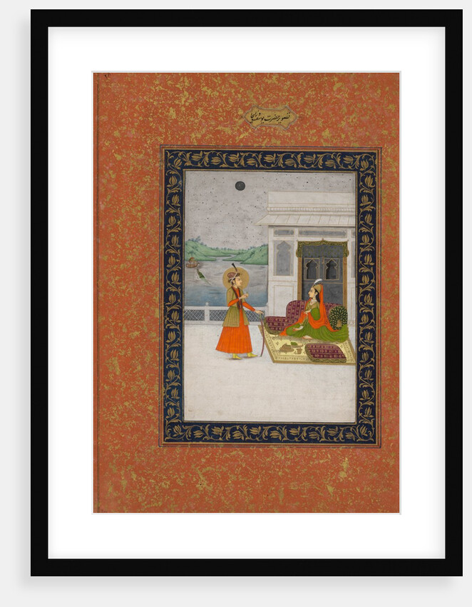 Yusuf and Zulaykha meeting, c. 1764 by Unknown