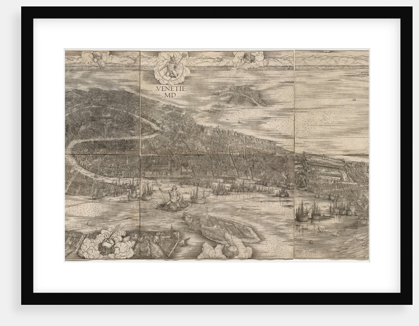 View of Venice, 1500 by Jacopo de' Barbari