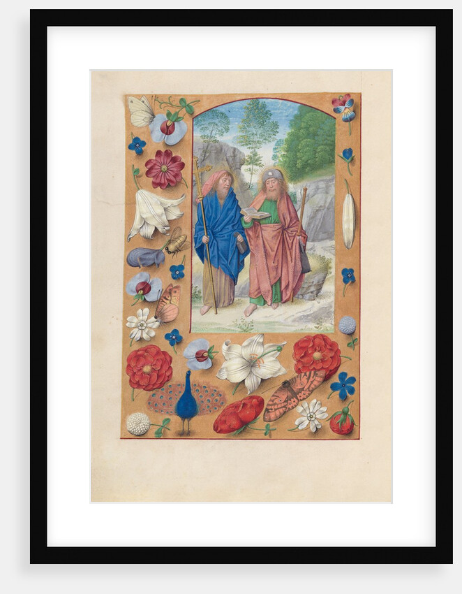 Hours of Queen Isabella the Catholic, Queen of Spain: Fol. 175v, Saints Philip & James, c. 1500 by Master of the First Prayerbook of Maximillian
