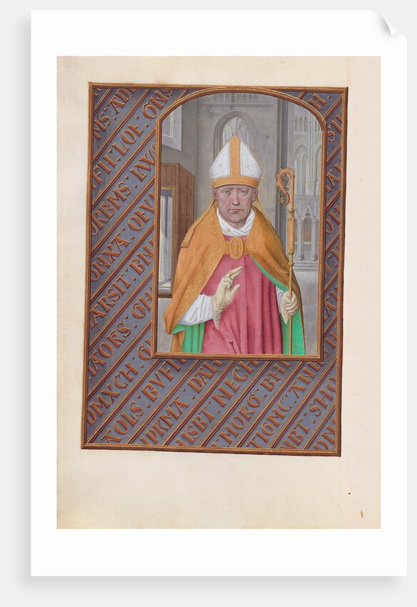 Hours of Queen Isabella the Catholic, Queen of Spain: Fol. 183v, St. Nicholas, c. 1500 by Master of the First Prayerbook of Maximillian