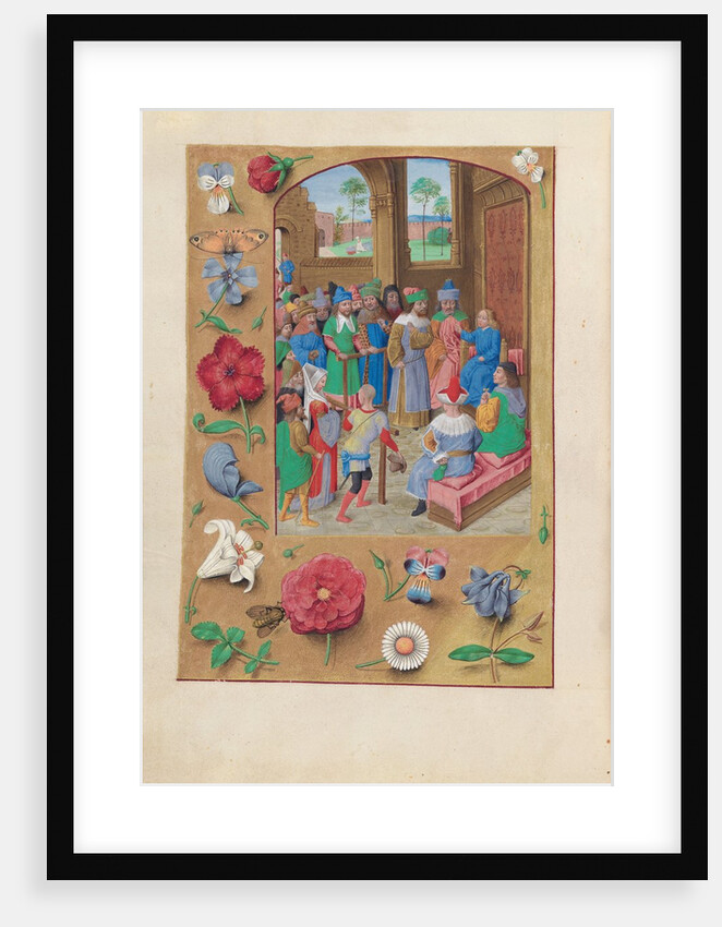 Hours of Queen Isabella the Catholic, Queen of Spain: Fol. 195v, St. Suzanne, c. 1500 by Master of the First Prayerbook of Maximillian
