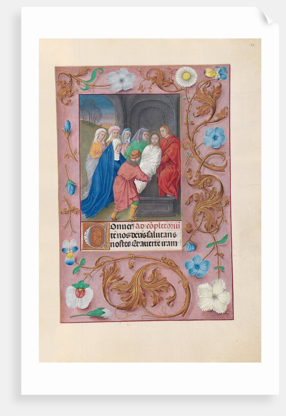 Hours of Queen Isabella the Catholic, Queen of Spain: Fol. 77r, Entombment, c. 1500 by Master of the First Prayerbook of Maximillian