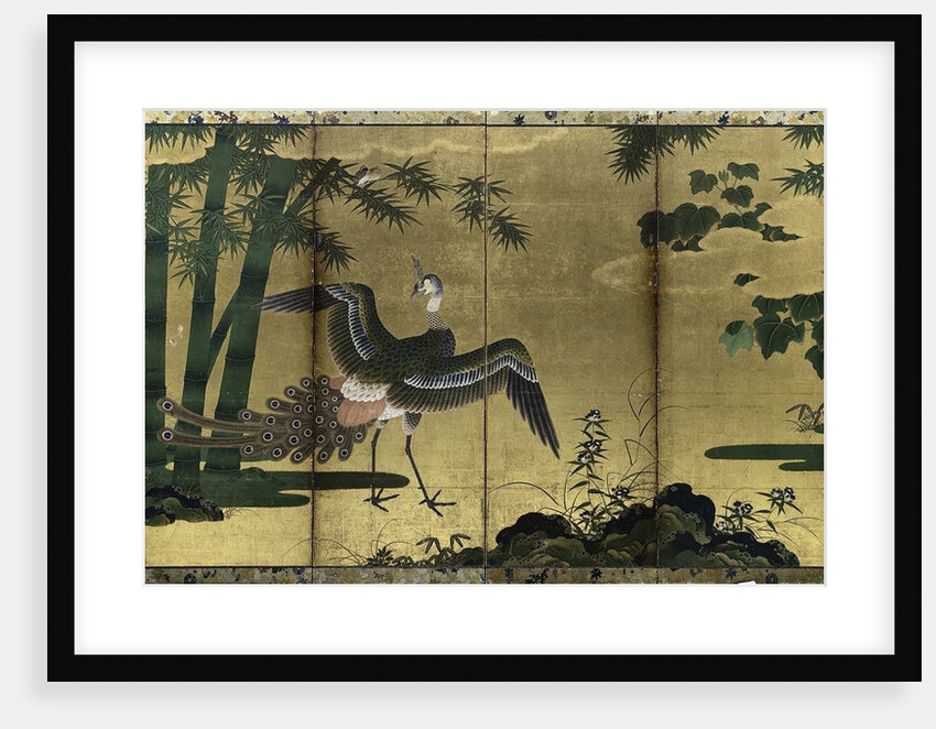 Peacocks and Bamboo, late 1500s by Tosa Mitsuyoshi (attributed to)