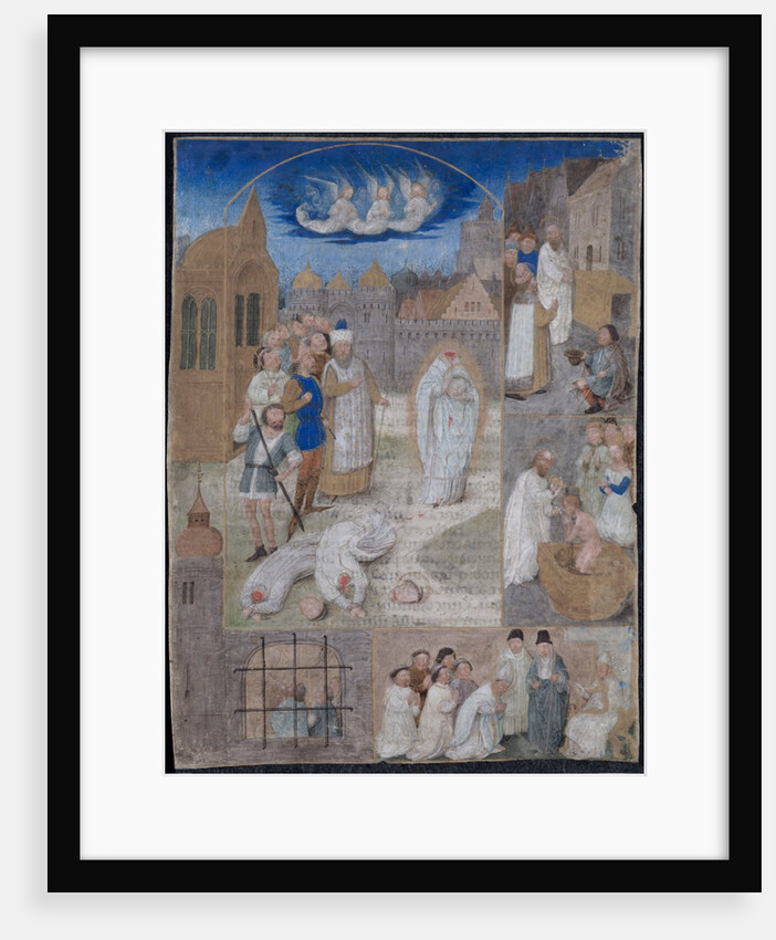 Leaf Excised from a Breviary of Charles the Bold and Margaret of York…, c. 1467-1470 by Simon Marmion