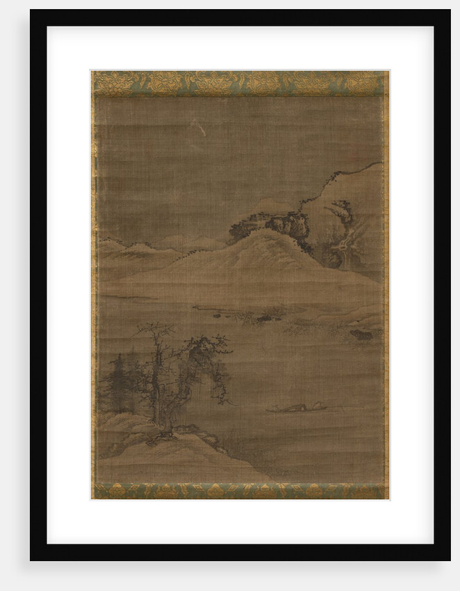 Landscape with Fishermen, 1600s by Yi Bul-hae (attributed to)