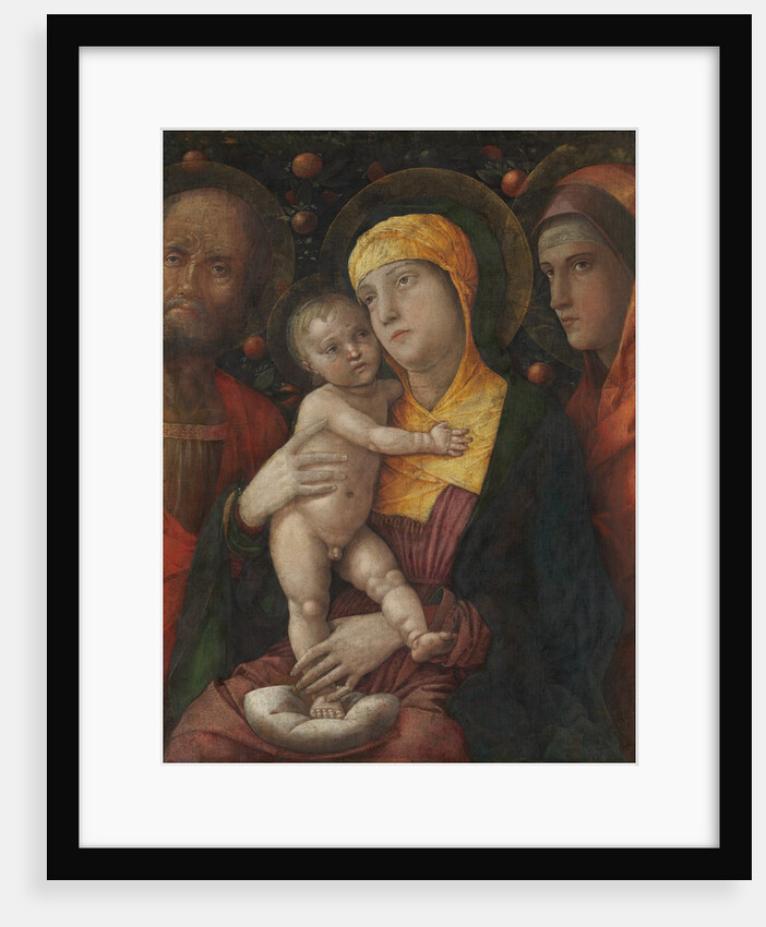 The Holy Family with Saint Mary Magdalen, ca. 1495-1500 by Andrea Mantegna