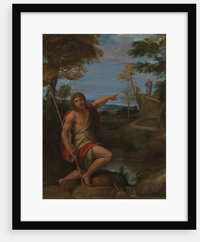 Saint John the Baptist Bearing Witness, ca. 1600 by Annibale Carracci