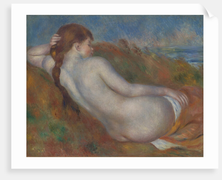 Reclining Nude, 1883 by Pierre-Auguste Renoir