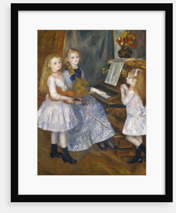The Daughters of Catulle Mendès, Huguette, Claudine…, 1888 by Pierre-Auguste Renoir