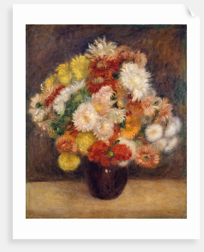 Bouquet of Chrysanthemums, 1881 by Pierre-Auguste Renoir