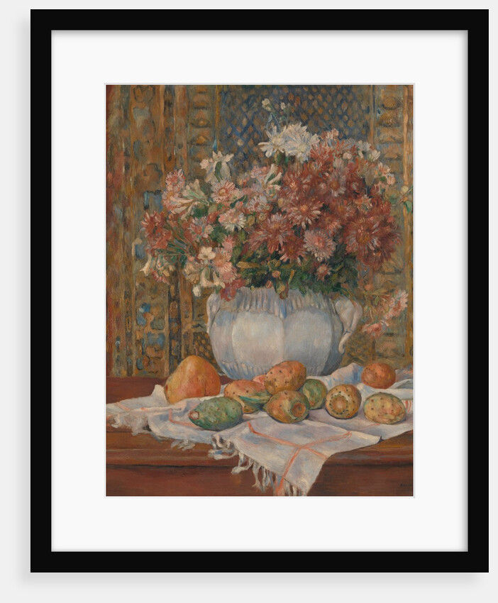 Still Life with Flowers and Prickly Pears, ca. 1885 by Pierre-Auguste Renoir