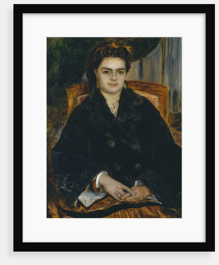 Madame Édouard Bernier, 1871 by Pierre-Auguste Renoir