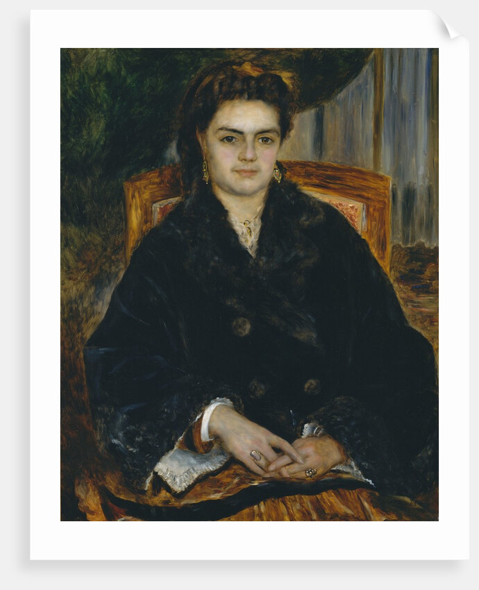 Madame Édouard Bernier, 1871 by Pierre-Auguste Renoir