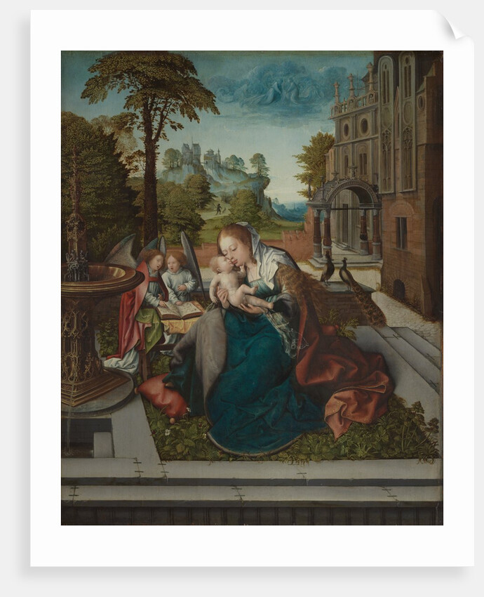 Virgin and Child with Angels, ca. 1518 by Bernaert van Orley