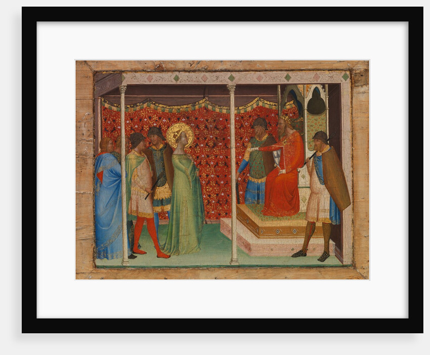 Saint Reparata before the Emperor Decius, ca. 1338-40 by Bernardo Daddi