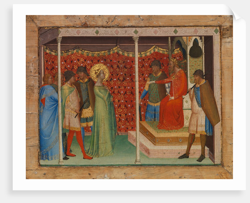 Saint Reparata before the Emperor Decius, ca. 1338-40 by Bernardo Daddi