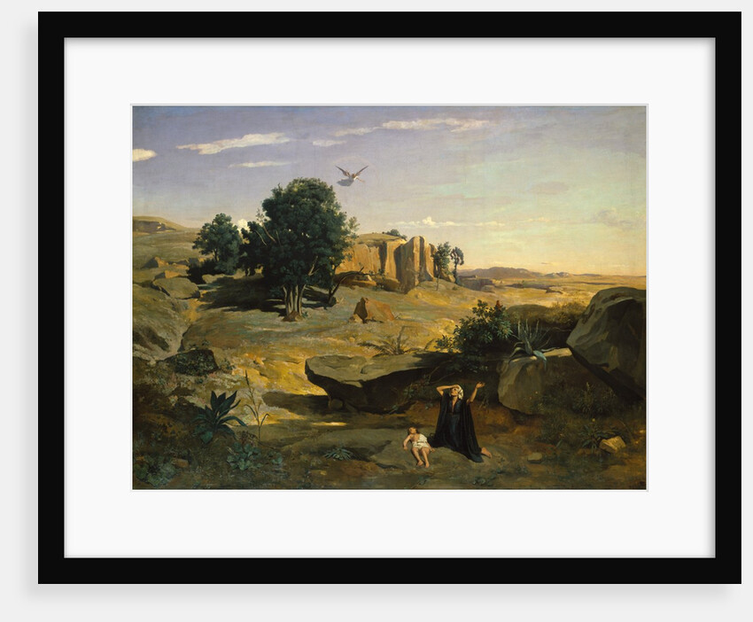 Hagar in the Wilderness, 1835 by Jean-Baptiste-Camille Corot