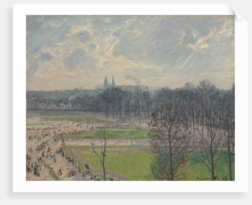 The Garden of the Tuileries on a Winter Afternoon, 1899 by Camille Pissarro