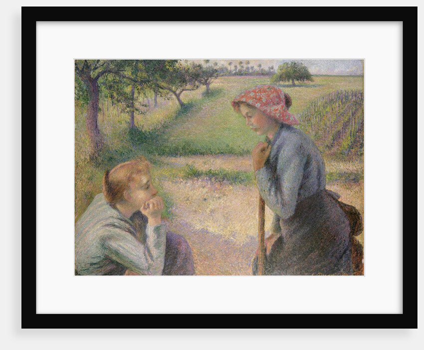 Two Young Peasant Women, 1891-92 by Camille Pissarro