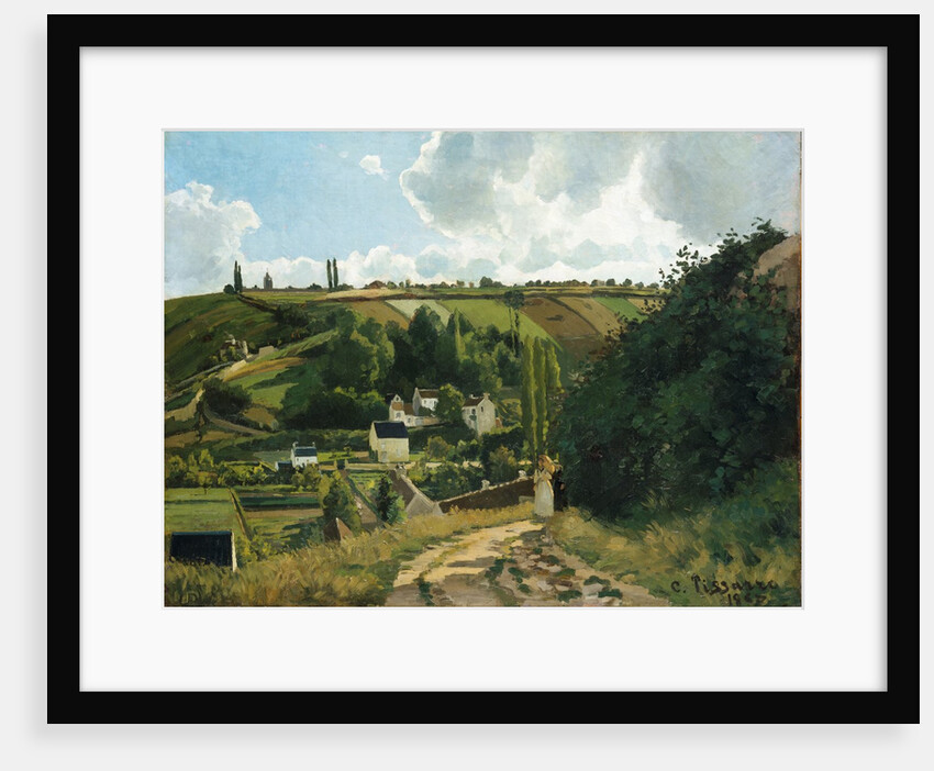 Jalais Hill, Pontoise, 1867 by Camille Pissarro