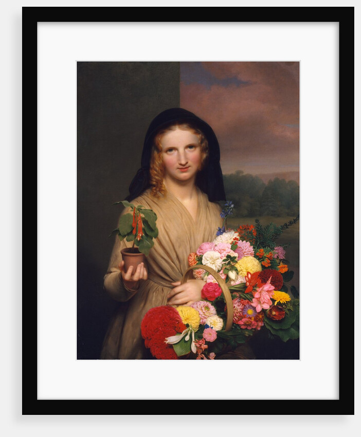 The Flower Girl, 1846 by Charles Cromwell Ingham