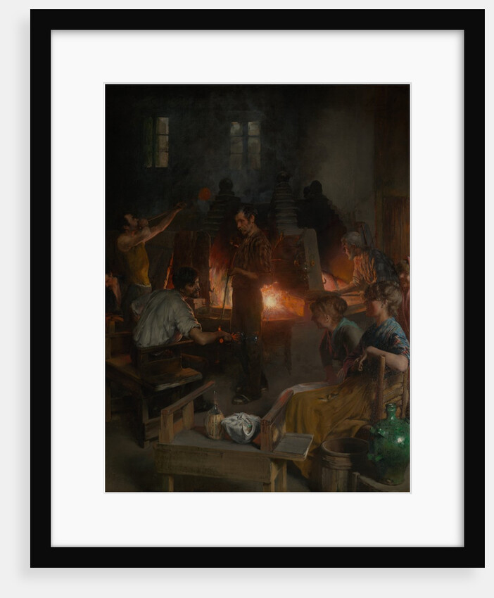 Glass Blowers of Murano, 1886 by Charles Frederic Ulrich
