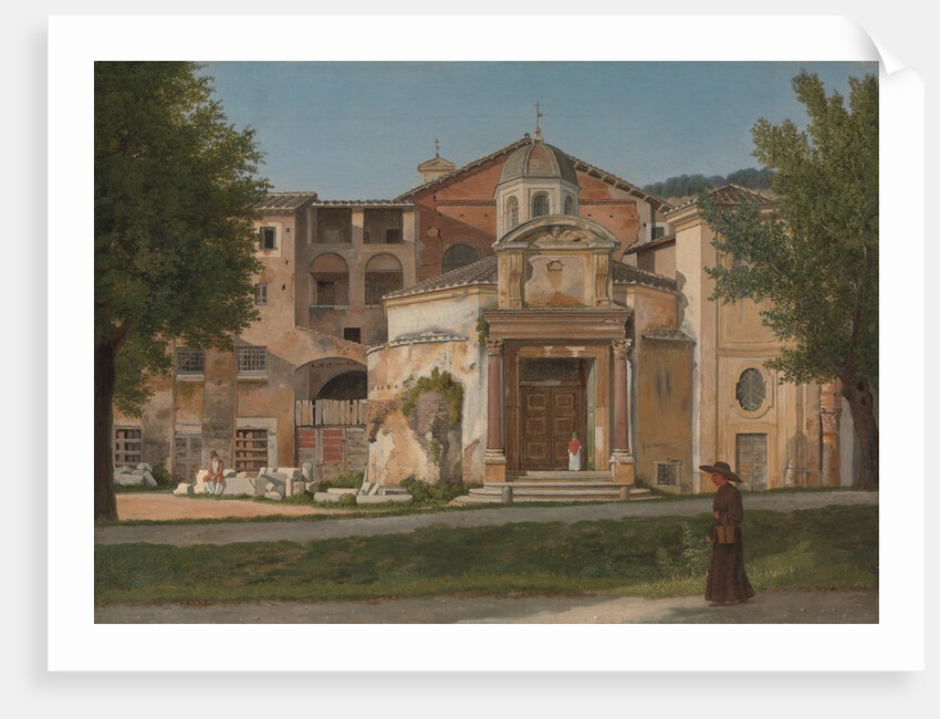 A Section of the Via Sacra, Rome, ca. 1814-15 by CW Eckersberg