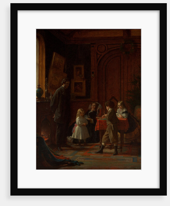 Christmas-Time, The Blodgett Family, 1864 by Eastman Johnson
