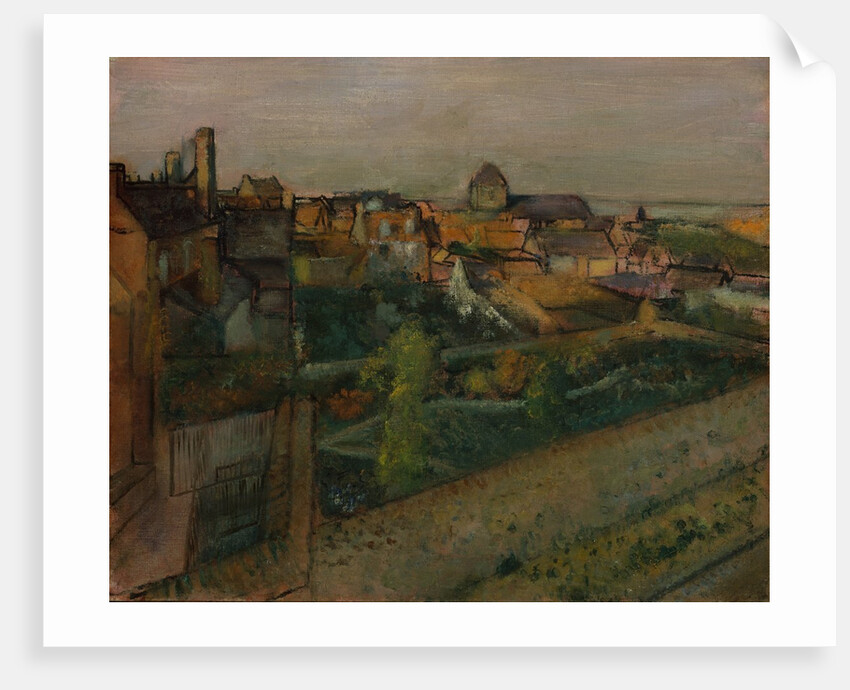 View of Saint-Valéry-sur-Somme, 1896-98 by Edgar Degas
