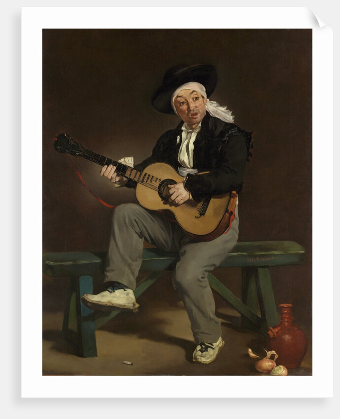 The Spanish Singer, 1860 by Edouard Manet
