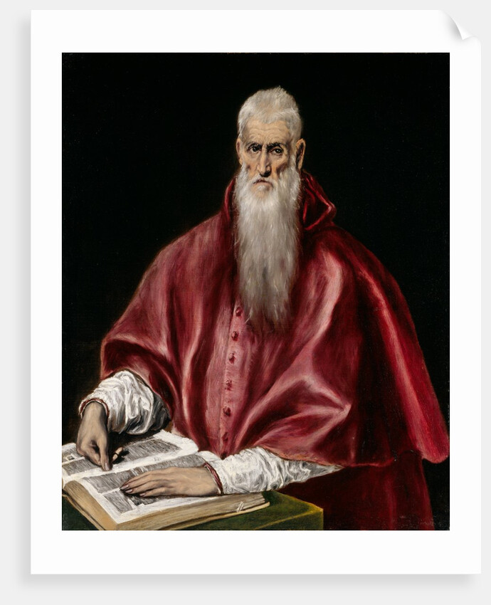 Saint Jerome as Scholar, ca. 1610 by El Greco