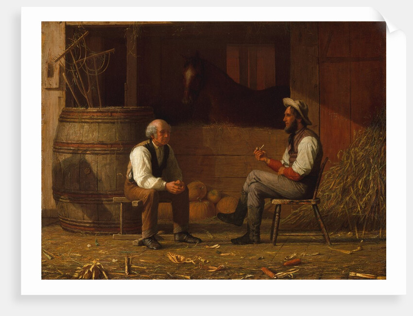 Talking It Over, 1872 by Enoch Wood Perry
