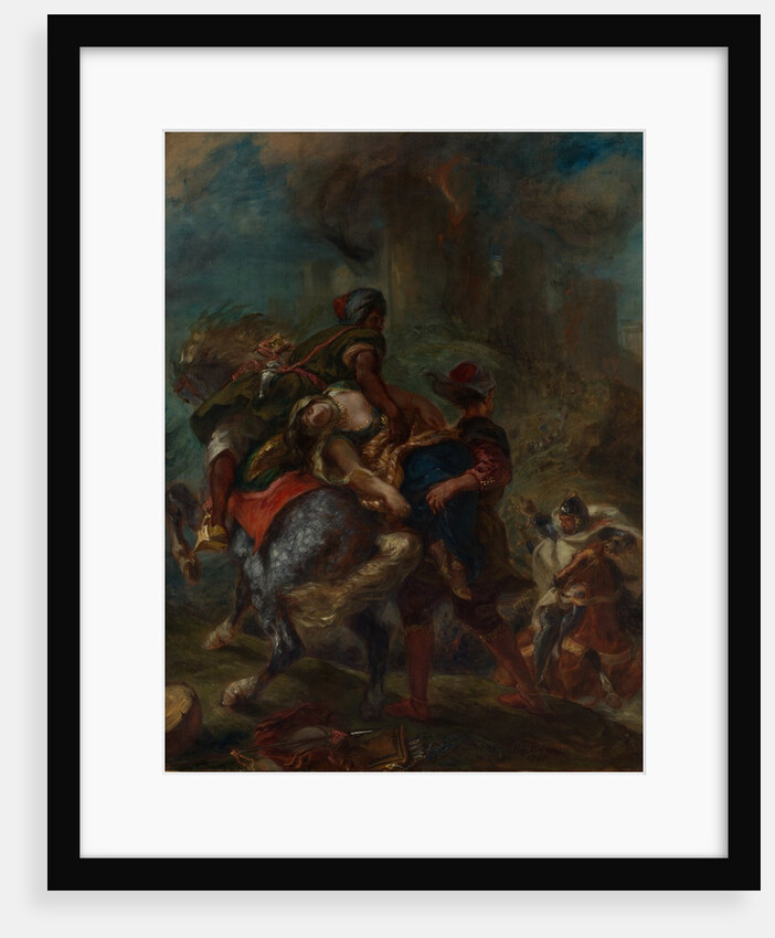 The Abduction of Rebecca, 1846 by Eugene Delacroix
