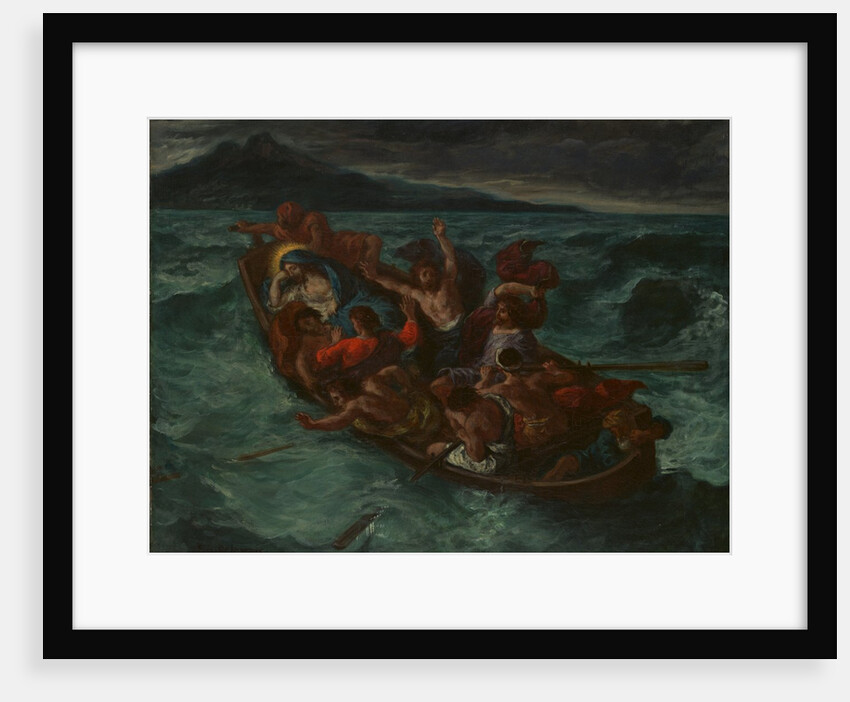 Christ Asleep during the Tempest, ca. 1853 by Eugene Delacroix