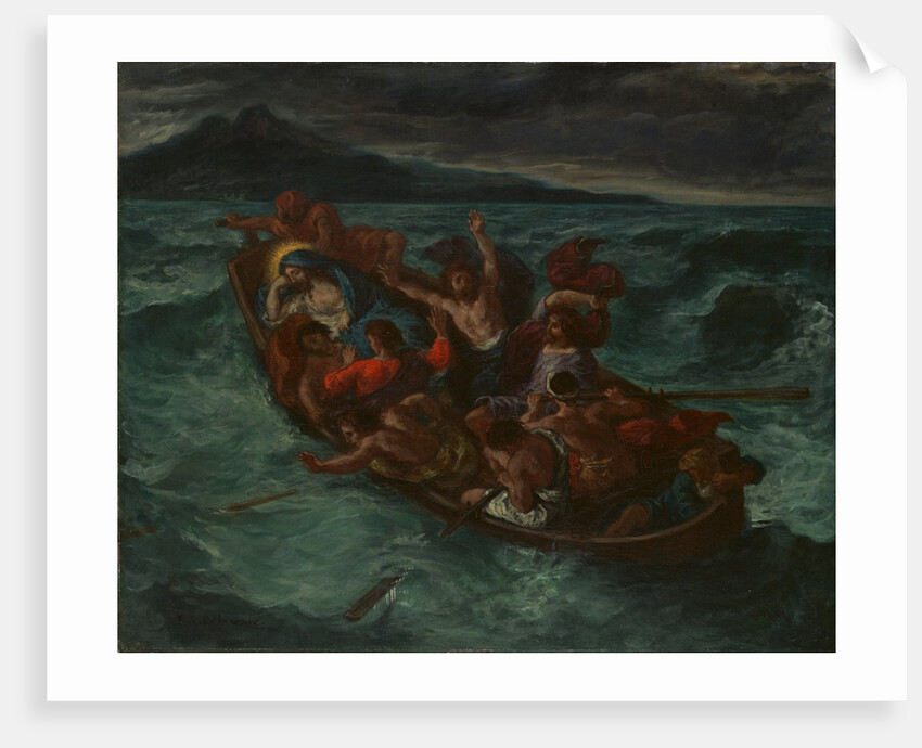 Christ Asleep during the Tempest, ca. 1853 by Eugene Delacroix