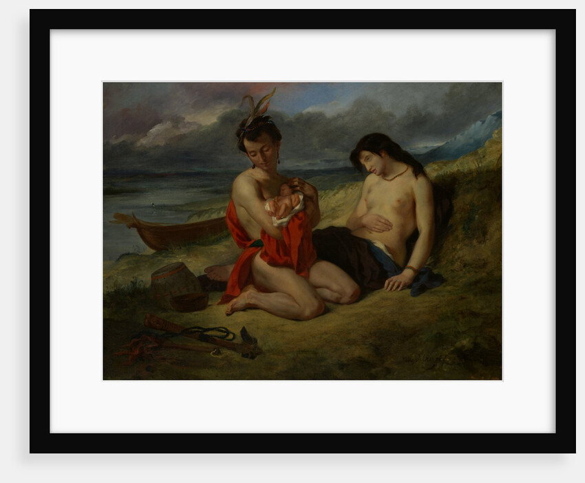 The Natchez, 1823-24 and 1835 by Eugene Delacroix
