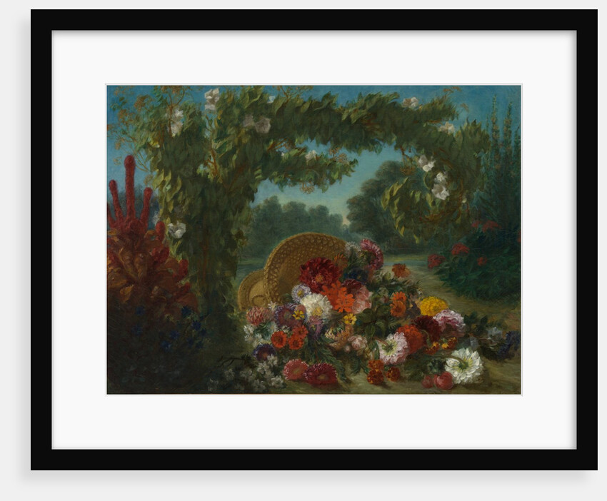 Basket of Flowers, 1848-49 by Eugene Delacroix