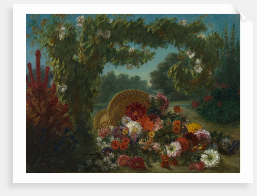 Basket of Flowers, 1848-49 by Eugene Delacroix