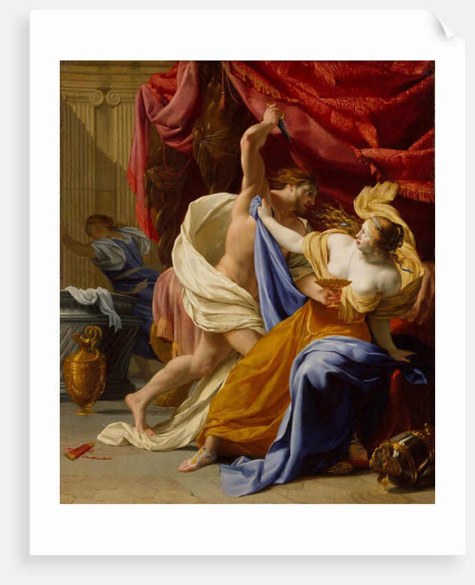 The Rape of Tamar, probably ca. 1640 by Eustache Le Sueur