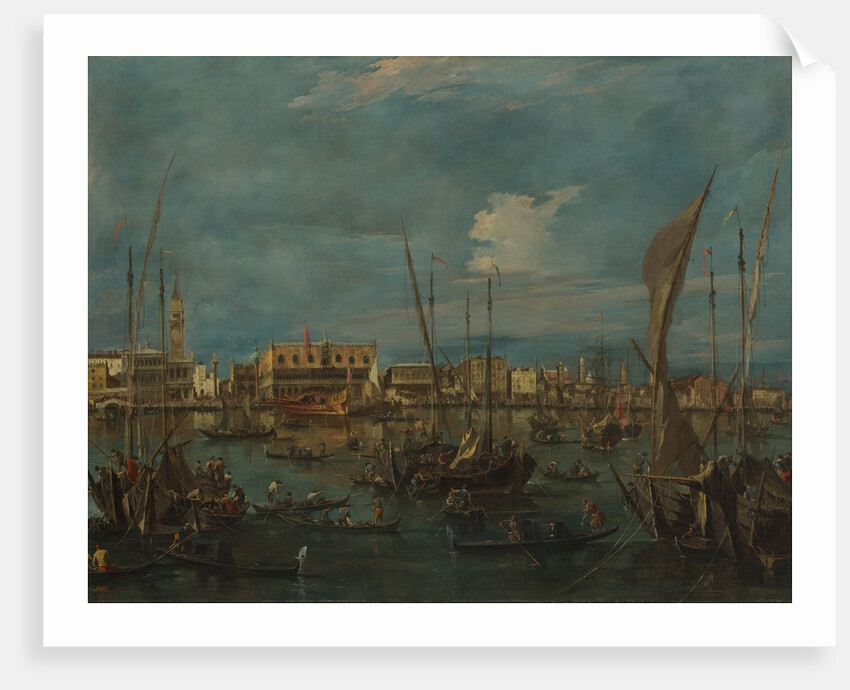 Venice from the Bacino di San Marco, ca. 1765 by Francesco Guardi