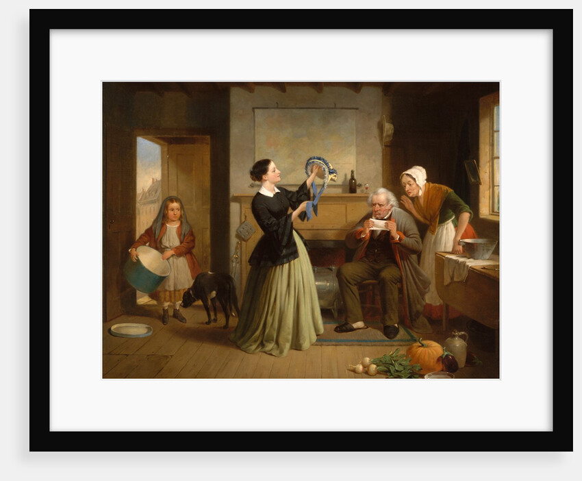 The New Bonnet, 1858 by Francis William Edmonds