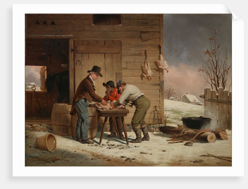 Preparing for Christmas, 1851 by Francis William Edmonds
