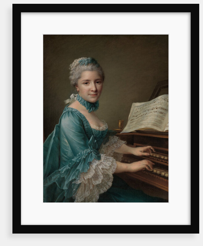 Portrait of a Woman, Said to be Madame Charles Simon Favart…, 1757 by Francois Hubert Drouais