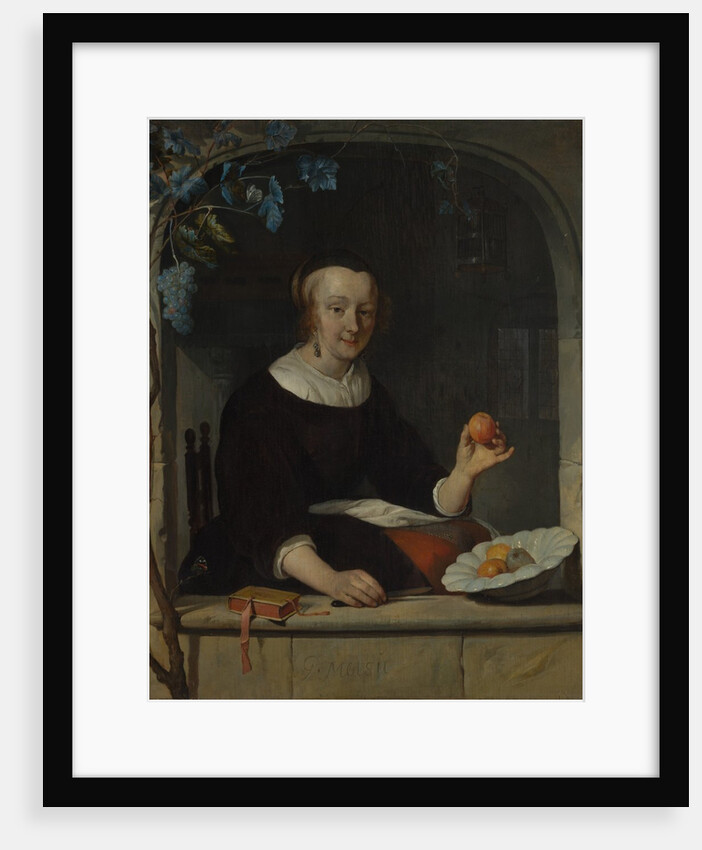 A Woman Seated at a Window, early 1660s by Gabriel Metsu