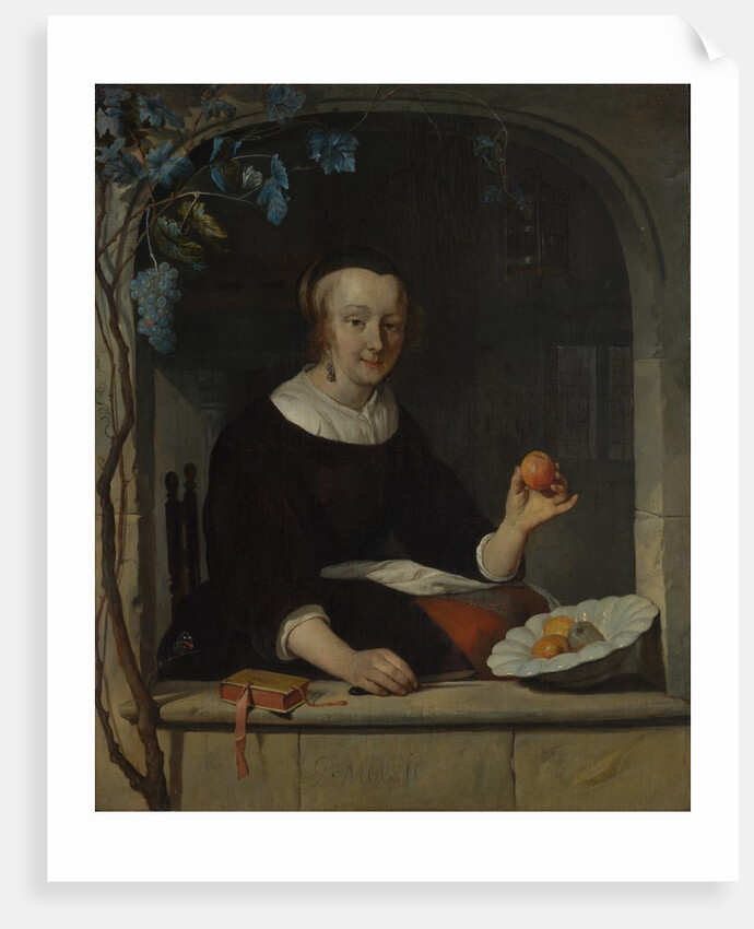 A Woman Seated at a Window, early 1660s by Gabriel Metsu