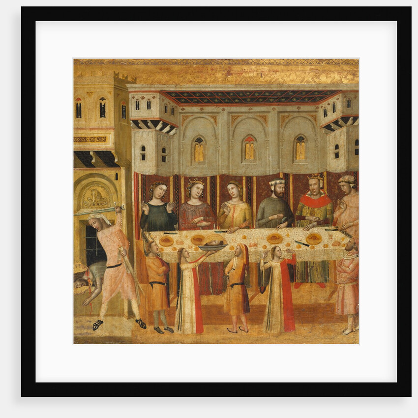 The Feast of Herod and the Beheading of the Baptist, ca. 1330-35 by Giovanni Baronzio