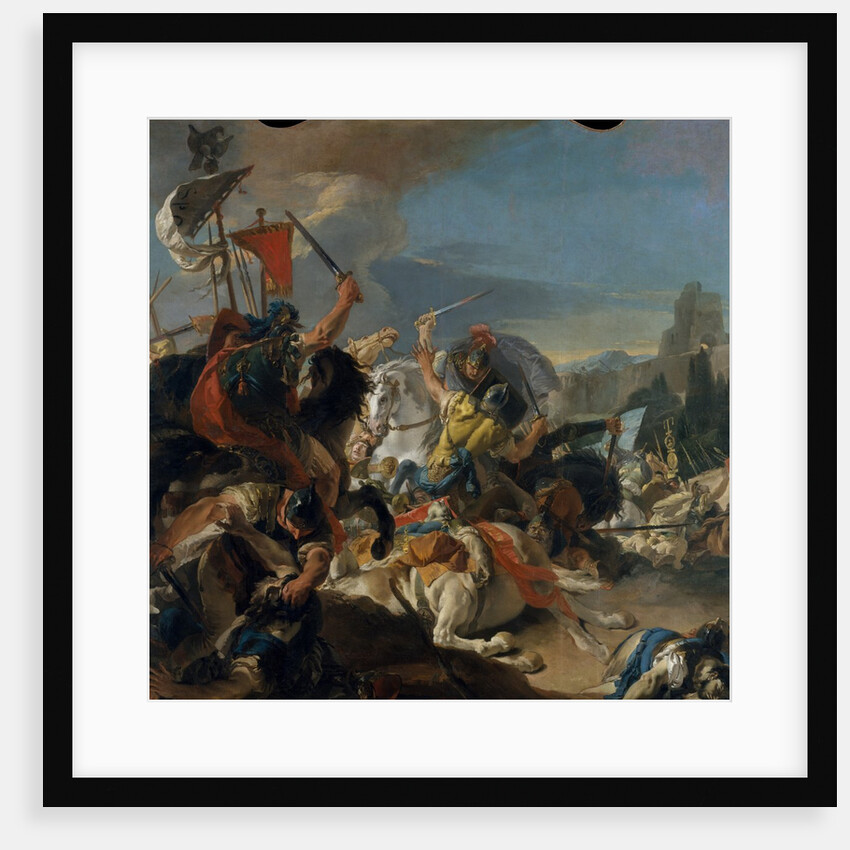 The Battle of Vercellae, 1725-29 by Giovanni Battista Tiepolo